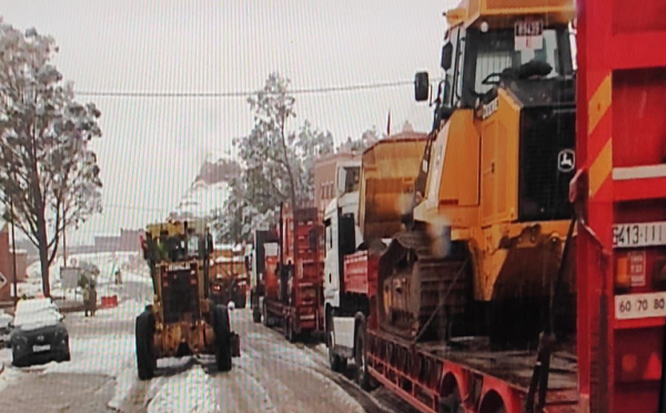 Intempéries et chutes de neige : instructions royales pour l'assistance aux populations touchées Intempéries et chutes de neige : instructions royales pour l'assistance aux populations touchées
