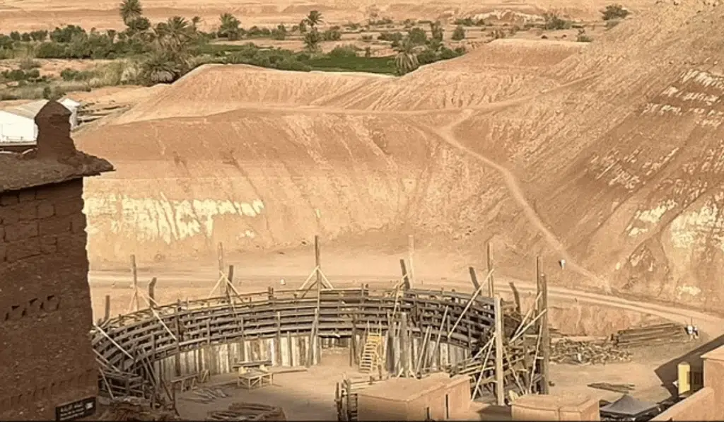 À Ouarzazate, le plateau de tournage de “Gladiator 2” commence à prendre forme À Ouarzazate, le plateau de tournage de “Gladiator 2” commence à prendre forme