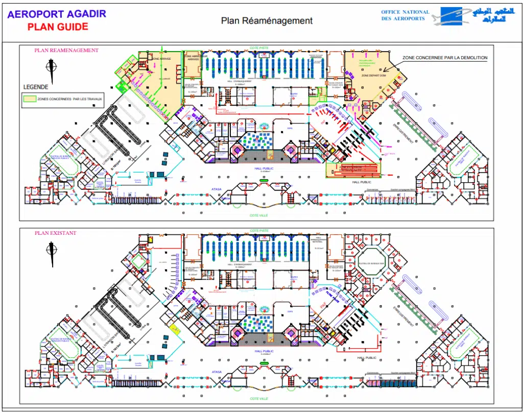 Les travaux d'aménagement de l'aéroport Agadir-El Massira confiés à GECOVA Les travaux d'aménagement de l'aéroport Agadir-El Massira confiés à GECOVA