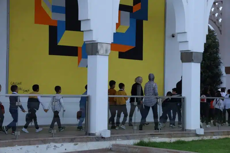 Au musée Mohammed VI, 7 écoles publiques se frottent au monde artistique Au musée Mohammed VI, 7 écoles publiques se frottent au monde artistique