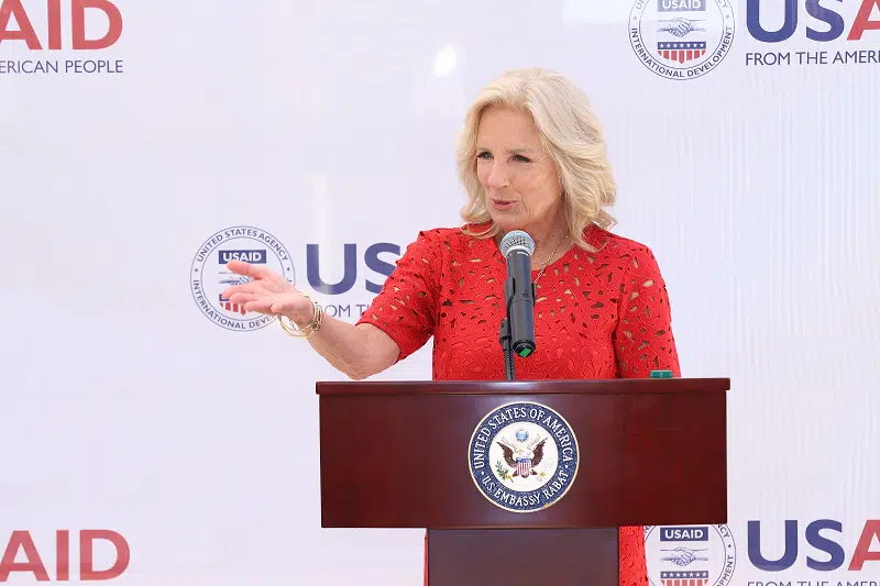 Images. La Première dame des USA, Jill Biden, en visite au Maroc Images. La Première dame des USA, Jill Biden, en visite au Maroc
