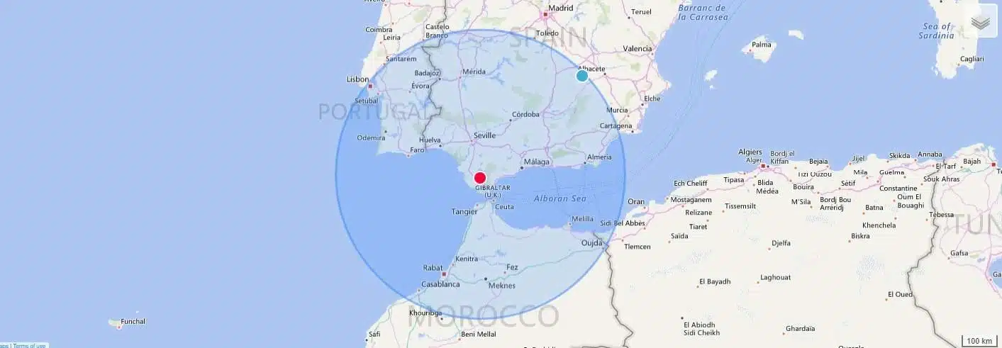 Comment le radar militaire espagnol Lanza 3D observe le détroit et une partie du Maroc (média espagnol) Comment le radar militaire espagnol Lanza 3D observe le détroit et une partie du Maroc (média espagnol)