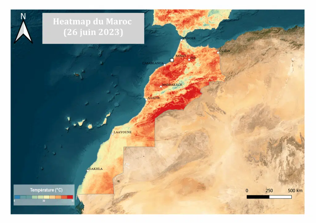 Des vagues de chaleur de plus en plus fréquentes et intenses au Maroc (cartes) Des vagues de chaleur de plus en plus fréquentes et intenses au Maroc (cartes)