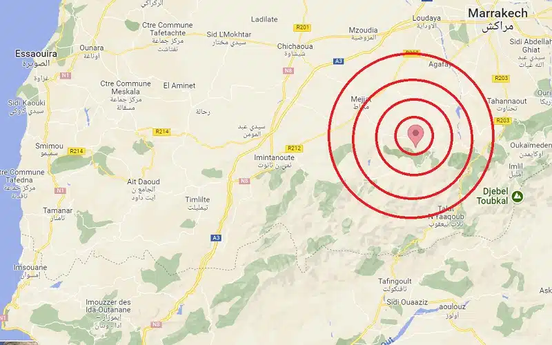 Un séisme de magnitude 7 degrés sur Richter dans le Haouz, ressenti dans tout le Maroc Un séisme de magnitude 7 degrés sur Richter dans le Haouz, ressenti dans tout le Maroc