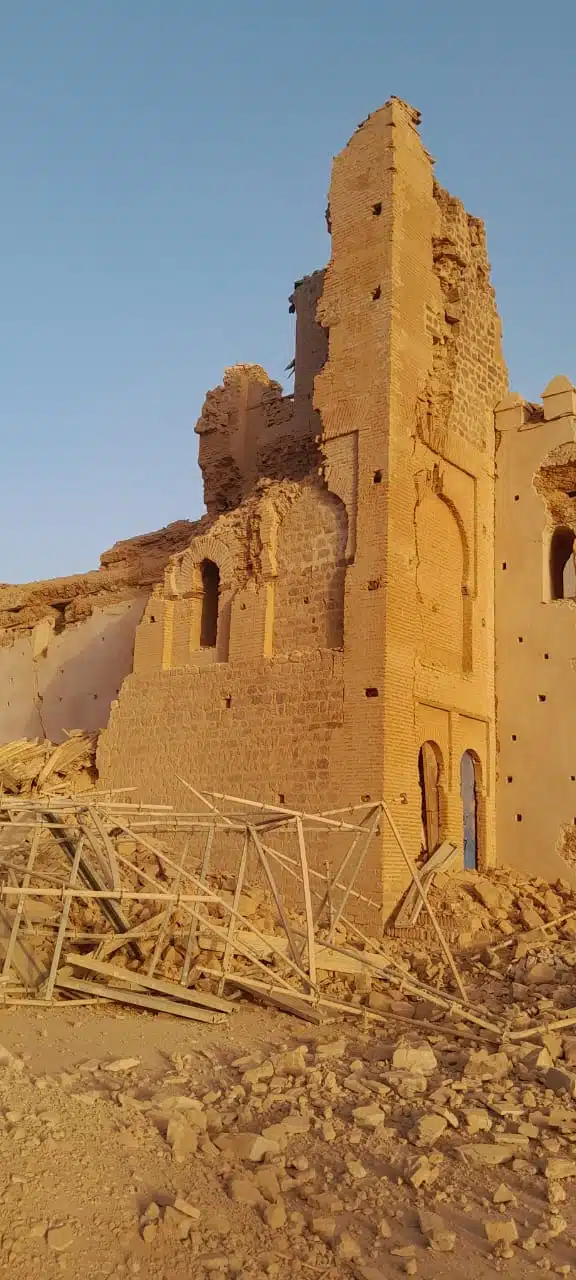 La mosquée de Tinmel détruite, des siècles d’histoire anéantis par le séisme La mosquée de Tinmel détruite, des siècles d’histoire anéantis par le séisme