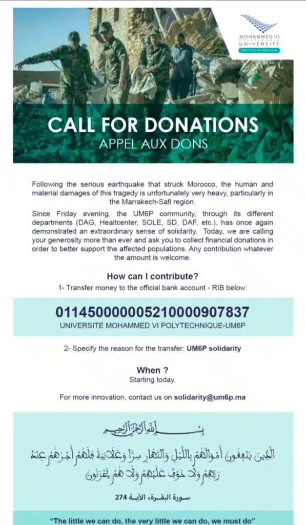 Séisme d’Al Haouz : ces associations à qui vous pouvez faire un don (liste non exhaustive) Séisme d’Al Haouz : ces associations à qui vous pouvez faire un don (liste non exhaustive)