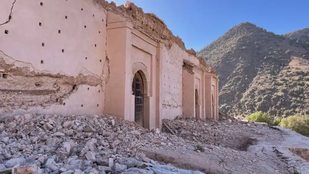 Mosquée de Tinmel : premier constat des dégâts sous la loupe de l’architecte Amine Kabbaj Mosquée de Tinmel : premier constat des dégâts sous la loupe de l’architecte Amine Kabbaj