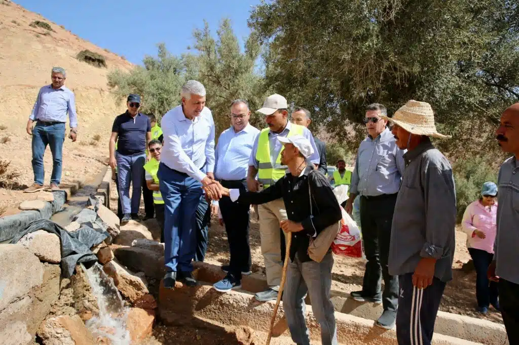 Mohammed Sadiki en visite dans les zones sinistrées de la province de Taroudant Mohammed Sadiki en visite dans les zones sinistrées de la province de Taroudant