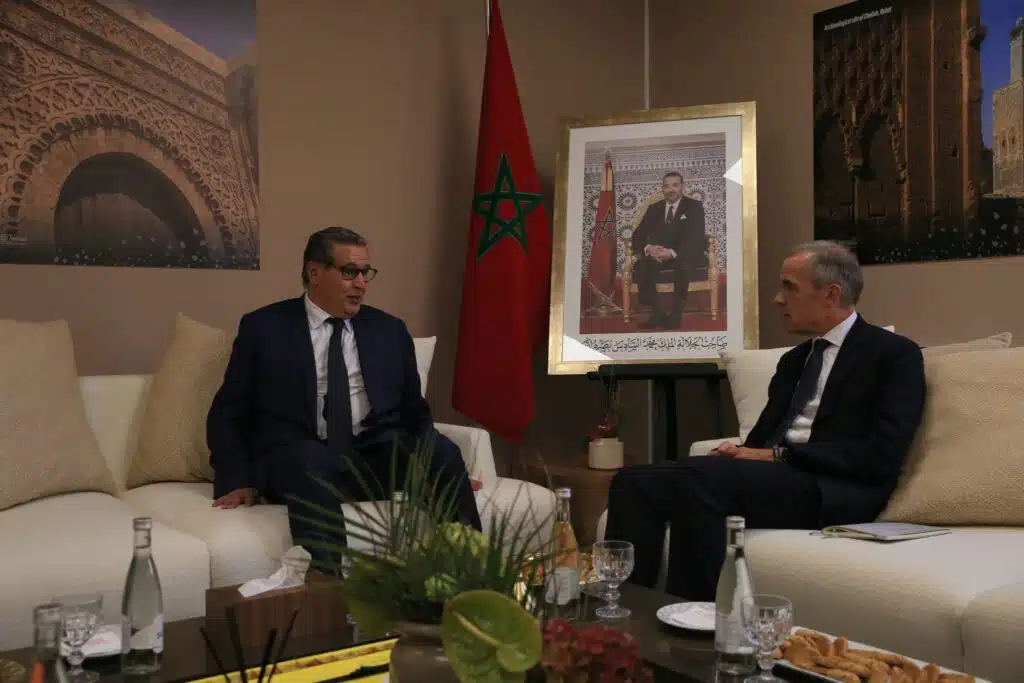 Série d’entretiens de Aziz Akhannouch avec plusieurs personnalités en marge des Assemblées annuelles FMI-BM Série d’entretiens de Aziz Akhannouch avec plusieurs personnalités en marge des Assemblées annuelles FMI-BM