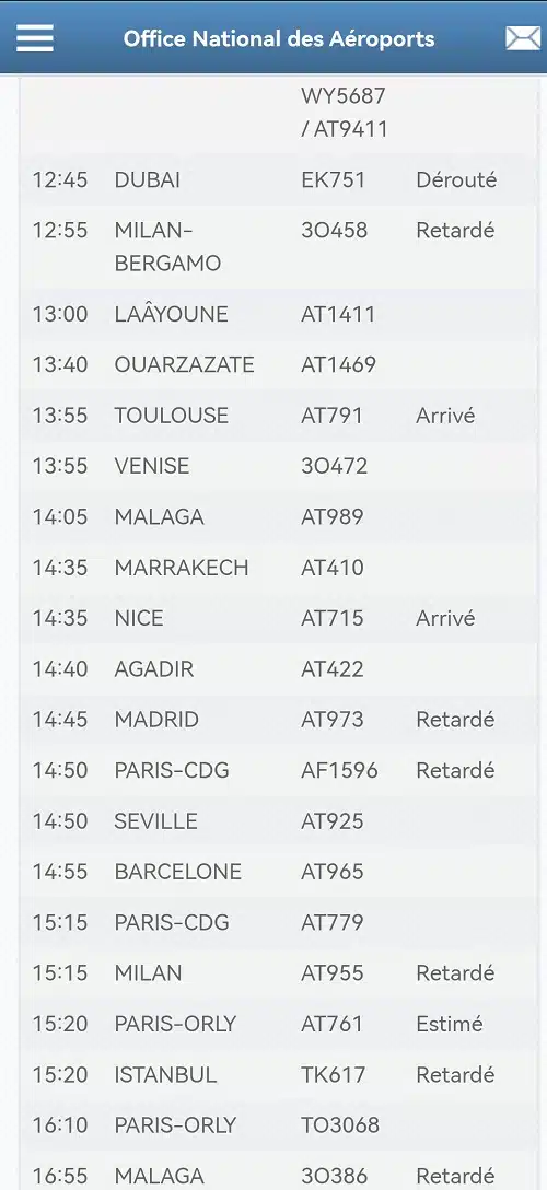 Grosses perturbations aux aéroports de Casablanca et de Tanger à cause de la météo Grosses perturbations aux aéroports de Casablanca et de Tanger à cause de la météo