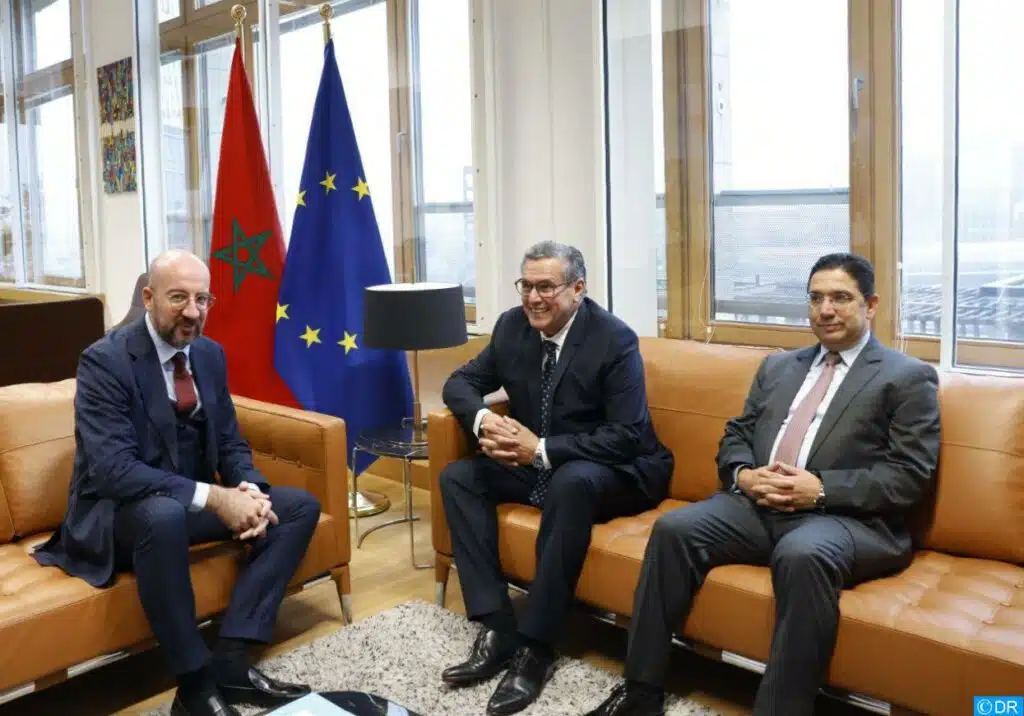 Aziz Akhannouch s’entretient à Bruxelles avec le Premier ministre belge et le président du Conseil européen Aziz Akhannouch s’entretient à Bruxelles avec le Premier ministre belge et le président du Conseil européen