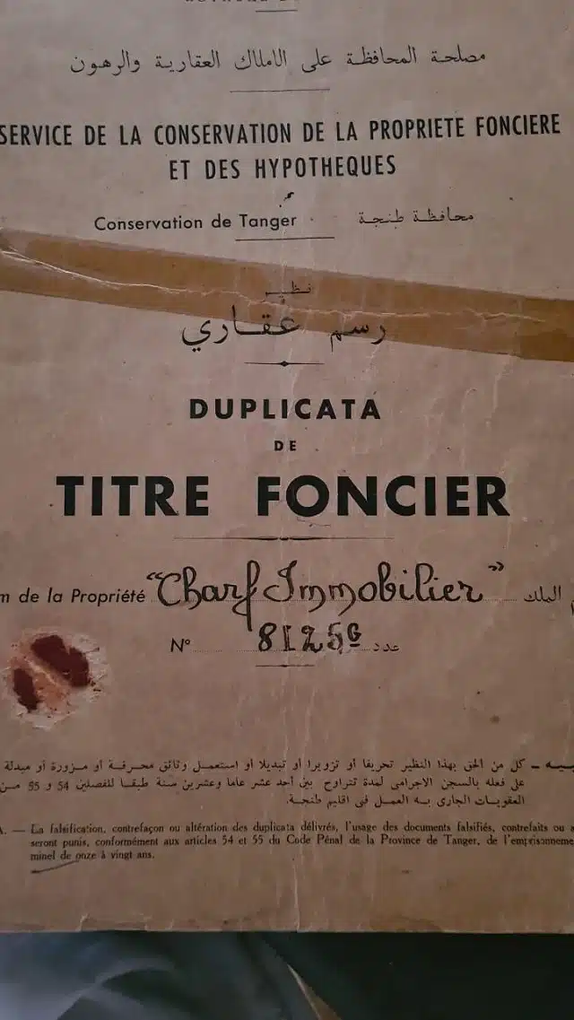 Affaire quartier Chouk à Tanger : report au 14 novembre pour préparation de la défense Charf immobilier