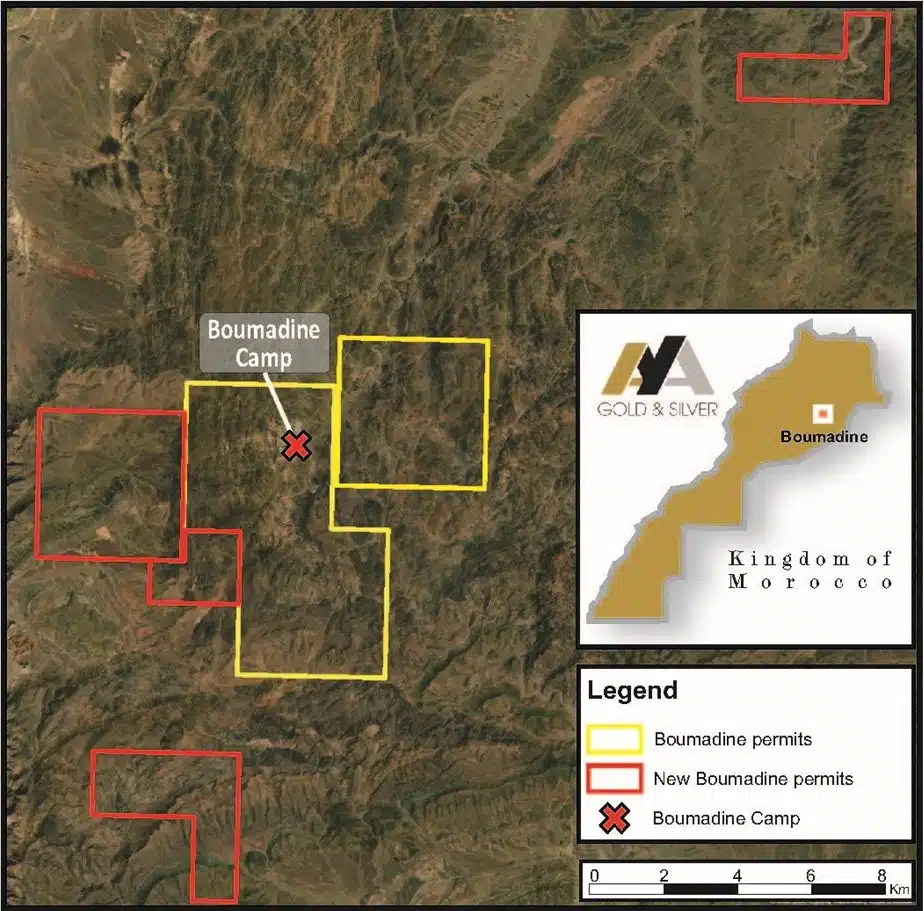 Aya Gold & Silver décroche quatre nouveaux permis d’exploration à Boumadine Aya Gold & Silver décroche quatre nouveaux permis d’exploration à Boumadine