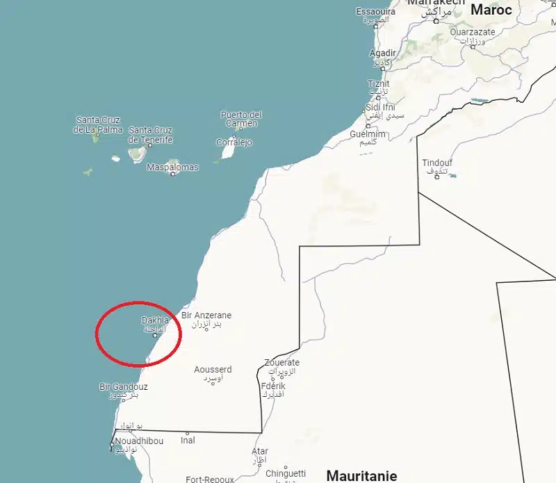 Une frégate de la Marine royale intercepte près de Dakhla un navire suspect sans documents et sans pavillon Une frégate de la Marine royale intercepte près de Dakhla un navire suspect sans documents et sans pavillon