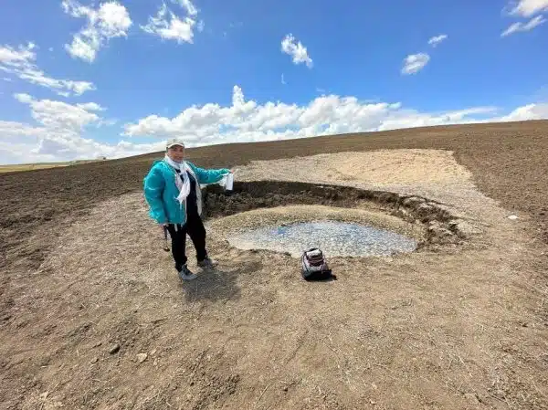 Mise en évidence de volcans de boue liés à des hydrates de gaz à Ain Kansra dans la province de Moulay Yaâcoub Mise en évidence de volcans de boue liés à des hydrates de gaz à Ain Kansra dans la province de Moulay Yaâcoub