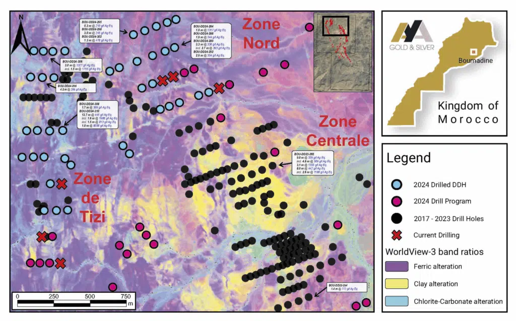 Campagne d’exploration 2024 : Aya Gold & Silver dévoile des résultats prometteurs dans la zone de Boumadine (Errachidia) Campagne d’exploration 2024 : Aya Gold & Silver dévoile des résultats prometteurs dans la zone de Boumadine (Errachidia)