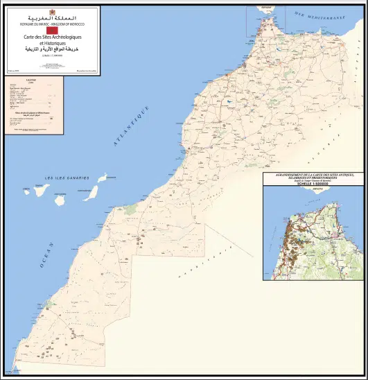 Lancement de la première carte archéologique nationale au Maroc Lancement de la première carte archéologique nationale au Maroc