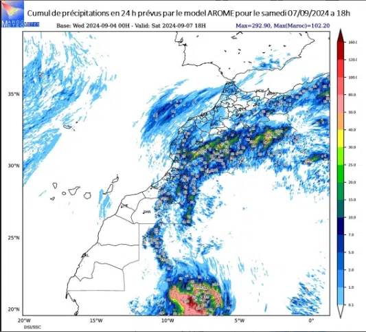 De très fortes averses orageuses annoncées pour le week-end De très fortes averses orageuses annoncées pour le week-end