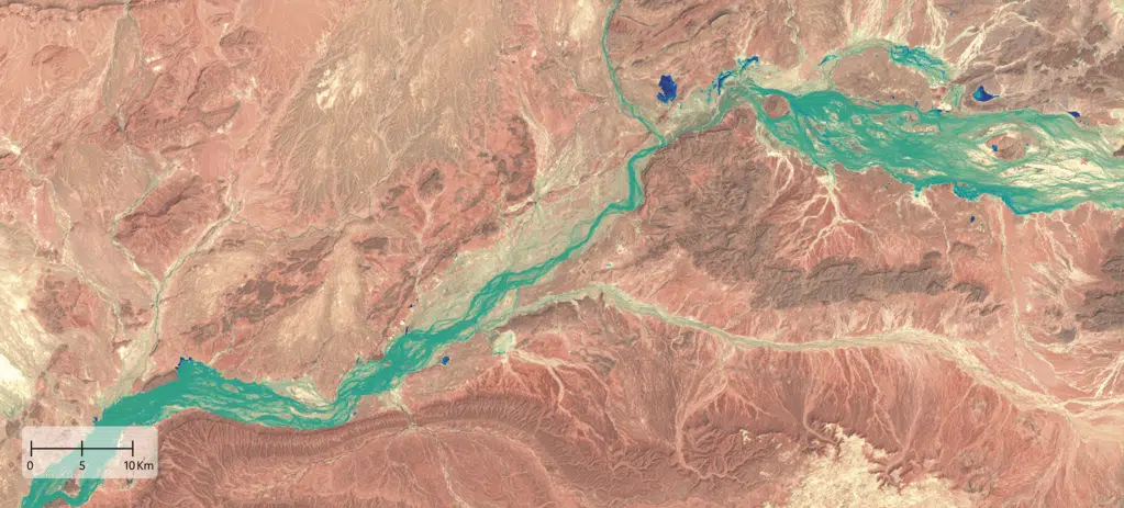Voici les images satellites des conséquences des intempéries exceptionnelles dans le sud-est du Maroc Voici les images satellites des conséquences des intempéries exceptionnelles dans le sud-est du Maroc