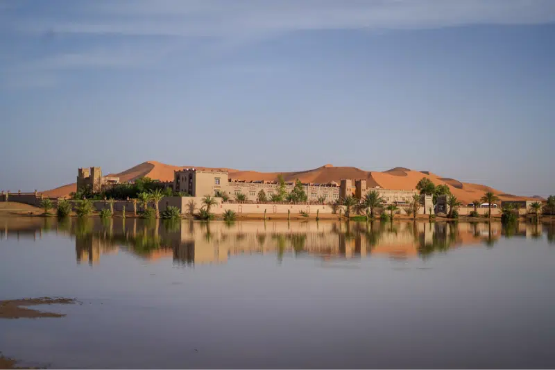 Images. Merzouga, une oasis inattendue après des pluies exceptionnelles Images. Merzouga, une oasis inattendue après des pluies exceptionnelles