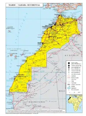 Le ministère de l'Europe et des Affaires étrangères français actualise la carte du Maroc Le ministère de l'Europe et des Affaires étrangères français actualise la carte du Maroc