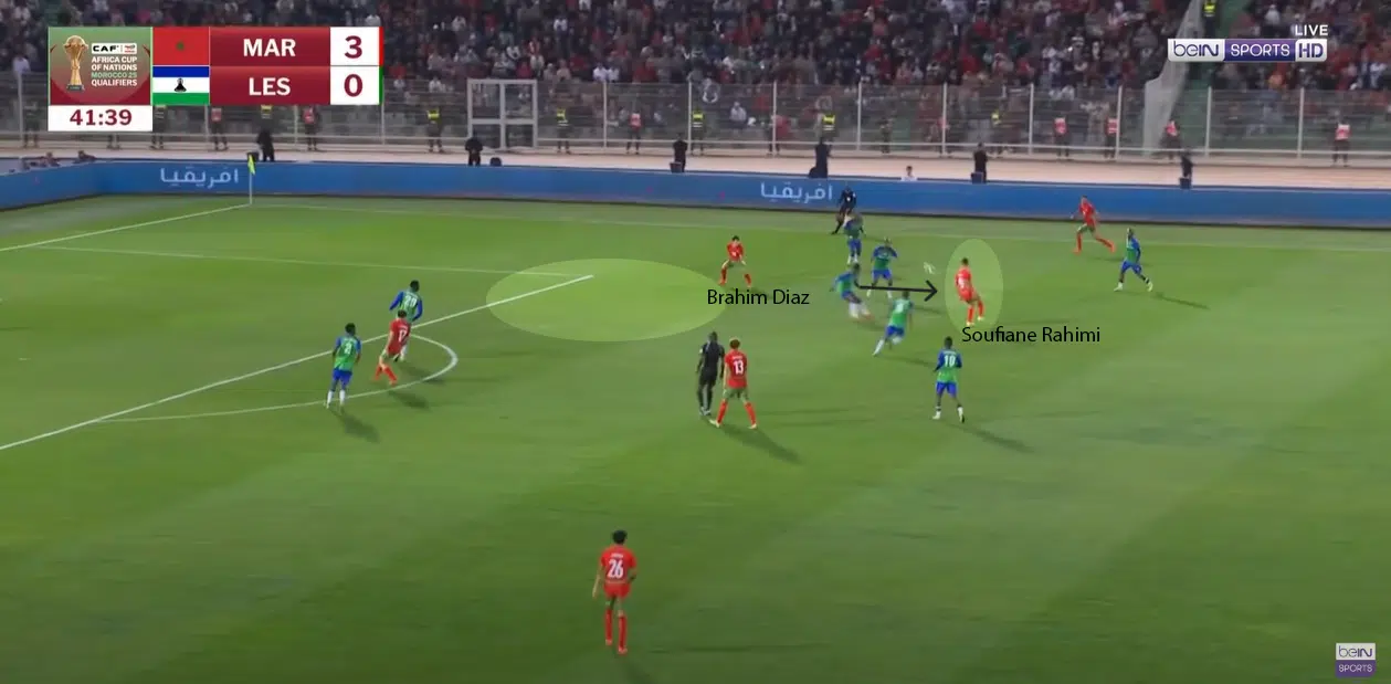 Can 2025. Soufiane Rahimi brille lors de l'écrasante victoire du Maroc face au Lesotho (7-0) Can 2025. Soufiane Rahimi brille lors de l'écrasante victoire du Maroc face au Lesotho (7-0)