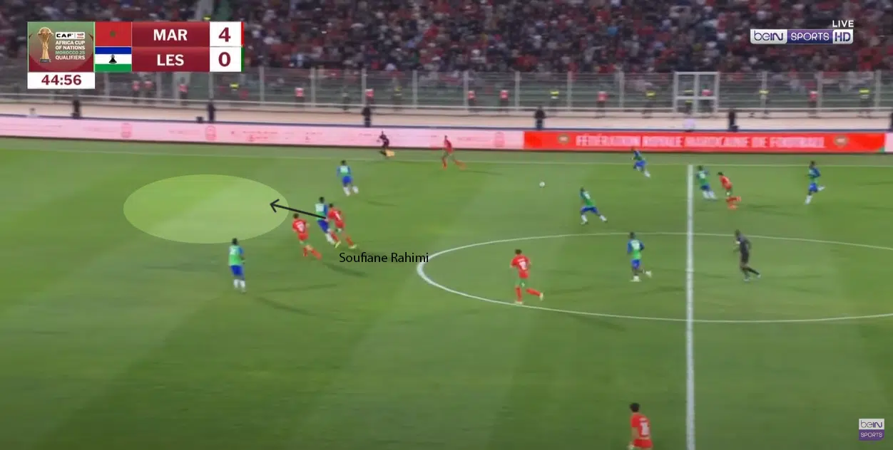 Can 2025. Soufiane Rahimi brille lors de l'écrasante victoire du Maroc face au Lesotho (7-0) Can 2025. Soufiane Rahimi brille lors de l'écrasante victoire du Maroc face au Lesotho (7-0)