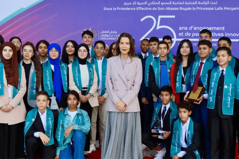 Sous la présidence de la Princesse Lalla Meryem, le Parlement de l’Enfant célèbre 25 ans d’existence Sous la présidence de la Princesse Lalla Meryem, le Parlement de l’Enfant célèbre 25 ans d’existence