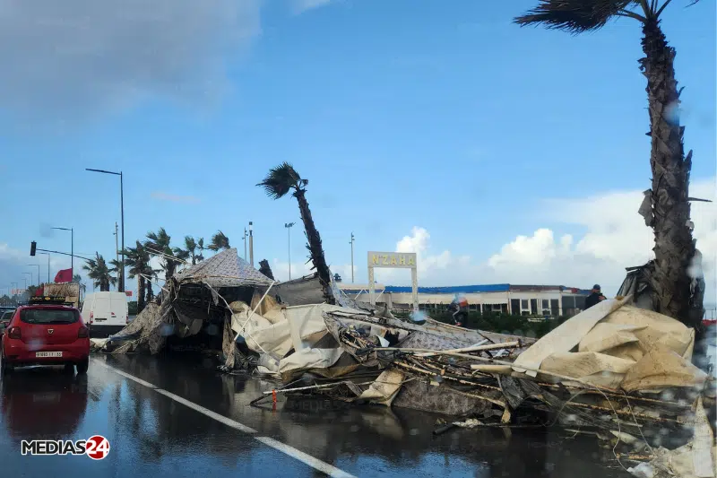 En images, les dégâts des dernières intempéries à Tanger et à Casablanca En images, les dégâts des dernières intempéries à Tanger et à Casablanca