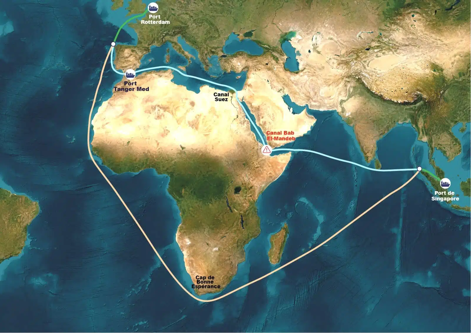 Quel impact sur le Maroc après les perturbations maritimes en mer Rouge ? Quel impact sur le Maroc après les perturbations maritimes en mer Rouge ?