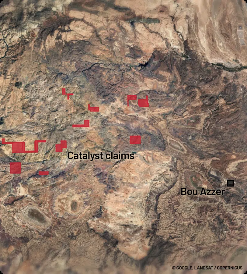 Catalyst Mines dévoile un énorme potentiel de chrome dans son projet Amasine (près de Tazenakht) Catalyst Mines dévoile un énorme potentiel de chrome dans son projet Amasine (près de Tazenakht)