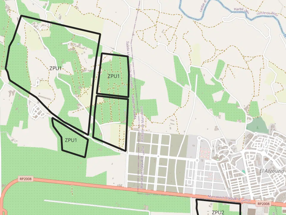 Plan d’aménagement Marrakech Ouest : les habitants du quartier militaire de Guéliz refusent leur relogement en périphérie Plan d’aménagement Marrakech Ouest : les habitants du quartier militaire de Guéliz refusent leur relogement en périphérie