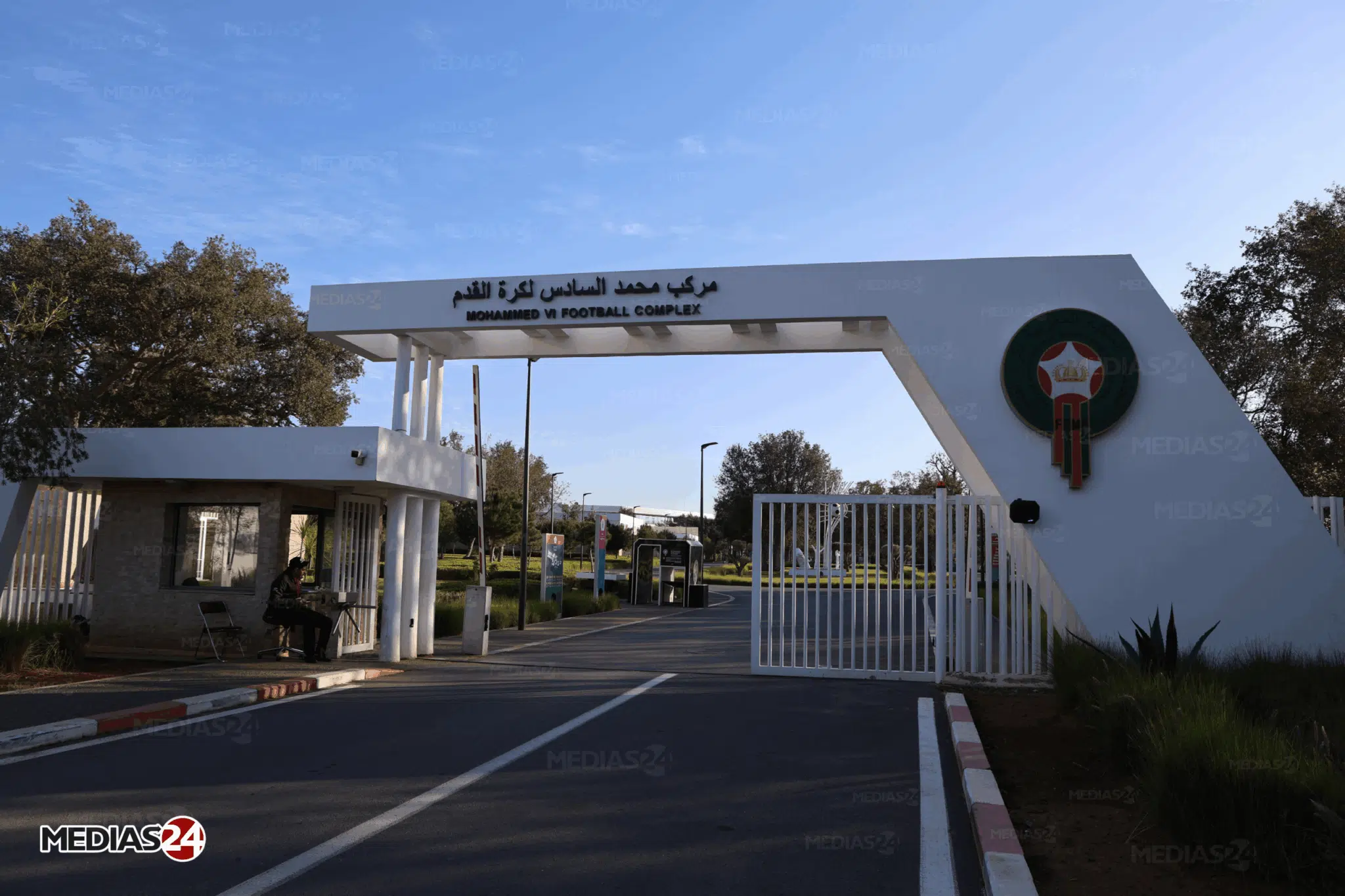 Complexe Mohammed VI de football. Au croisement de la performance et de l’innovation L'entrée du Complexe Mohammed VI de football