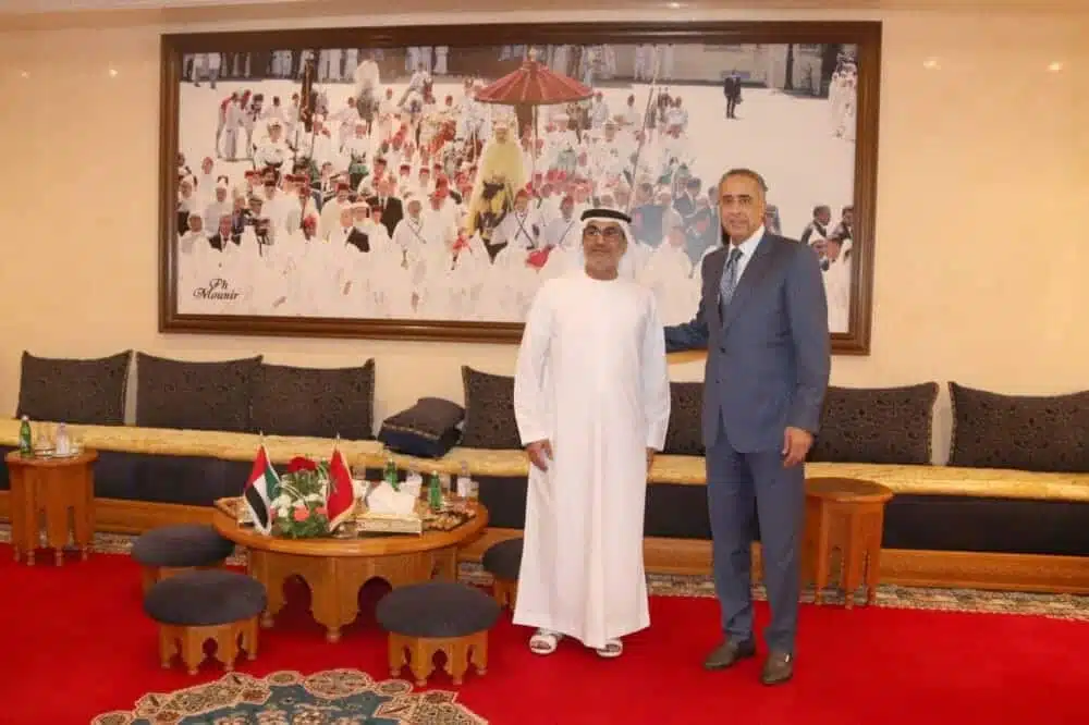 Abdellatif Hammouchi reçoit le patron des renseignements émiratis Abdellatif Hammouchi reçoit le patron des renseignements émiratis