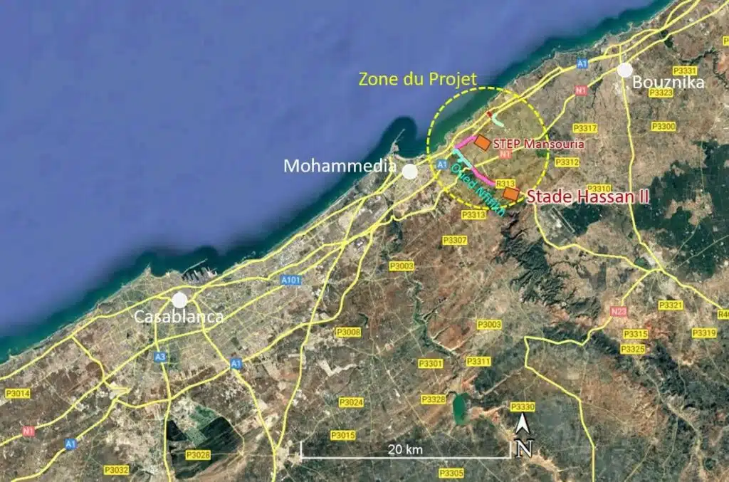 Le chantier d’assainissement du Grand Stade Hassan II et des routes adjacentes bientôt lancé Le chantier d’assainissement du Grand Stade Hassan II et des routes adjacentes bientôt lancé