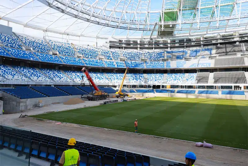 Grand Stade de Tanger : livraison prévue pour fin septembre Grand Stade de Tanger : livraison prévue pour fin septembre