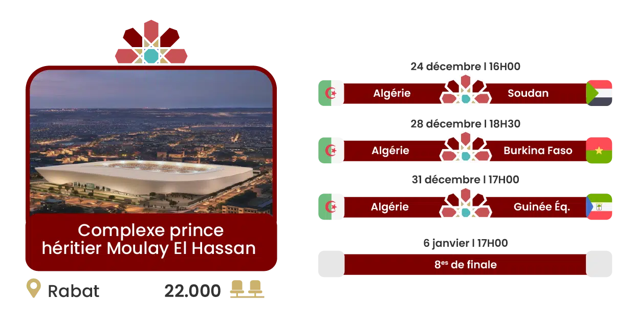 Le calendrier complet de la CAN 2025 Le calendrier complet de la CAN 2025