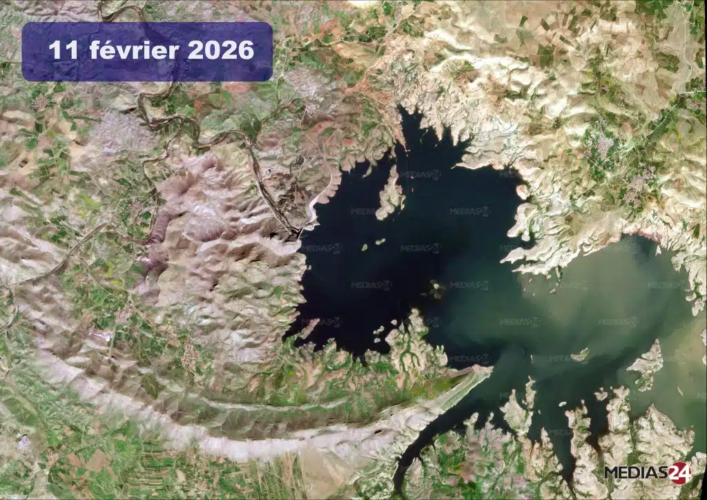 Oum Er-Rbia : reprise nette des principaux barrages, Bin El Ouidane et Hansali en forte hausse (images satellites) 2024