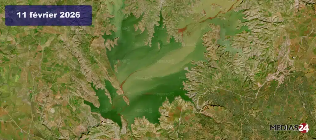 Oum Er-Rbia : reprise nette des principaux barrages, Bin El Ouidane et Hansali en forte hausse (images satellites) 2024