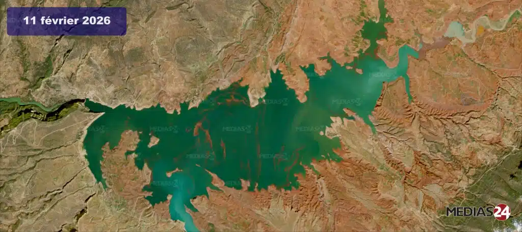 Oum Er-Rbia : reprise nette des principaux barrages, Bin El Ouidane et Hansali en forte hausse (images satellites) 2024