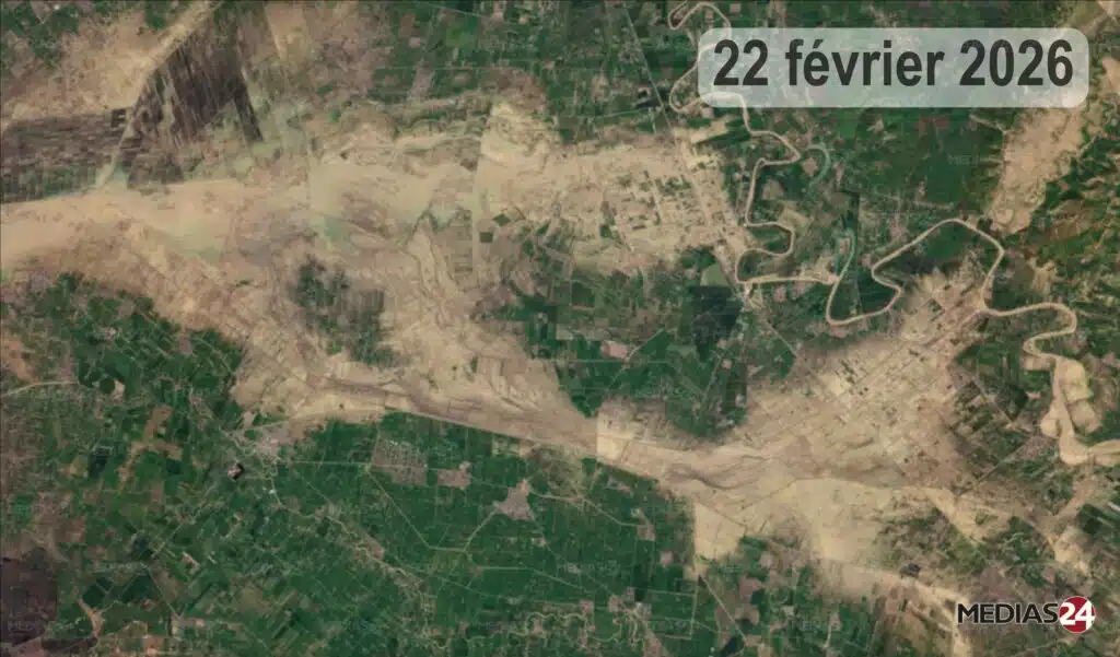 Inondations dans le Gharb et le Loukkos : l'ampleur des dégâts agricoles vue du ciel Inondations dans le Gharb et le Loukkos : l'ampleur des dégâts agricoles vue du ciel