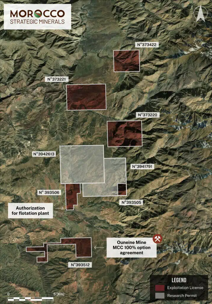 Morocco Strategic Minerals prend le contrôle de six sites polymétalliques près de Taroudant Morocco Strategic Minerals prend le contrôle de six sites polymétalliques près de Taroudant