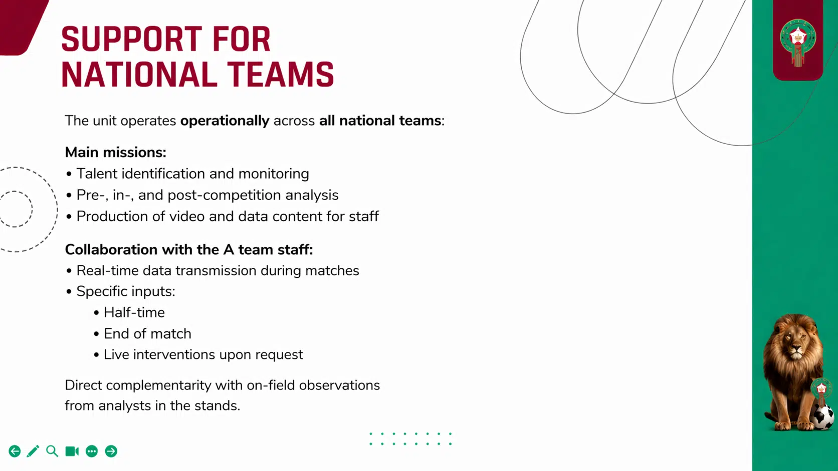 The low-profile digital unit at the heart of national football teams’ performance The low-profile digital unit at the heart of national football teams’ performance