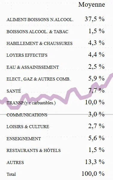Pourquoi le taux d’inflation ne reflète pas toujours le vécu des ménages Pourquoi le taux d’inflation ne reflète pas toujours le vécu des ménages