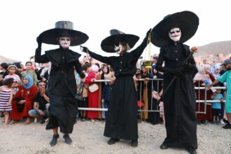 EN IMAGES. Le carnaval de Boujloud célèbre Aïd al-Adha à Imintanout