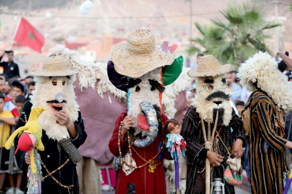 EN IMAGES. Le carnaval de Boujloud célèbre Aïd al-Adha à Imintanout
