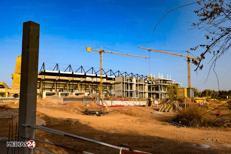 Nouvelles photos de l'avancement des travaux de réaménagement du Grand Stade de Fès