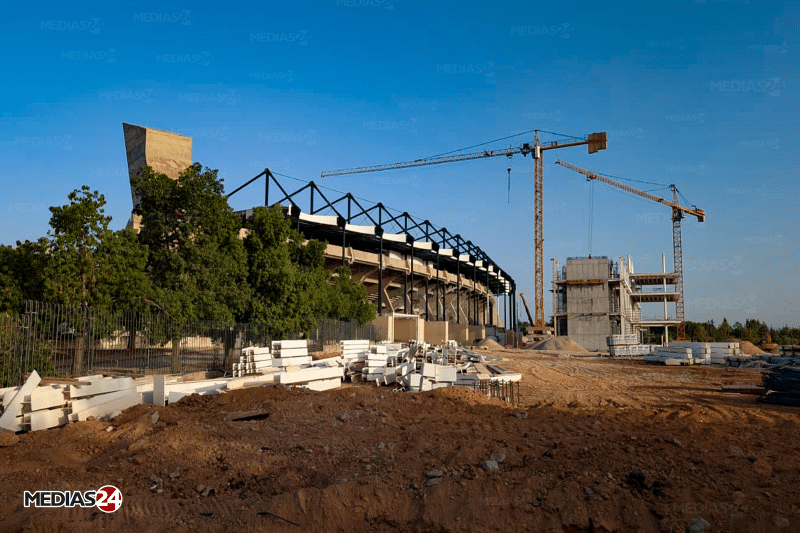 Nouvelles photos de l'avancement des travaux de réaménagement du Grand Stade de Fès
