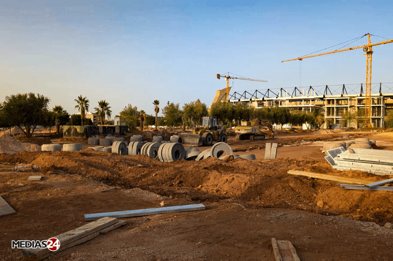 Nouvelles photos de l'avancement des travaux de réaménagement du Grand Stade de Fès
