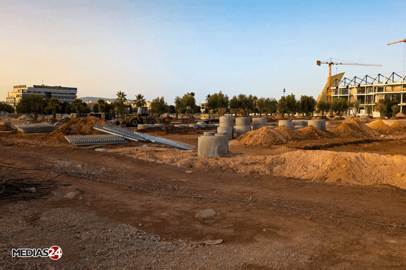 Nouvelles photos de l'avancement des travaux de réaménagement du Grand Stade de Fès